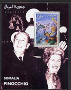 Somalia 2001 Pinocchio & Walt Disney #7 perf s/sheet unmounted mint