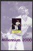 Somaliland 2001 Millennium series - Baseball Stars #2,Carl Yastrzewski imperf m/sheet unmounted mint