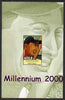 Somaliland 2001 Millennium series - Baseball Stars #5 Lou Gehrig imperf m/sheet unmounted mint. Note this item is privately produced and is offered purely on its thematic appeal