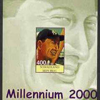 Somaliland 2001 Millennium series - Baseball Stars #5 Lou Gehrig imperf m/sheet unmounted mint. Note this item is privately produced and is offered purely on its thematic appeal