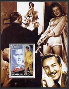 Somaliland 2002 Elvis Presley #1 perf m/sheet (with Walt Disney & Marilyn in background) unmounted mint