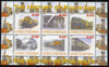 Chechenia 1998 The History of Railways perf sheetlet containing 6 values, unmounted mint
