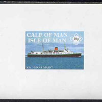 Calf of Man 1971 Ships - SS Manx Maid imperf m/sheet unmounted mint (Rosen CA200MS)