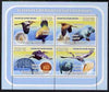 Guinea - Bissau 2008 Sea Cows & Sea Birds (with seashells) perf sheetlet containing 4 values unmounted mint