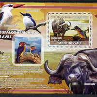 Guinea - Bissau 2008 Buffalo & Birds perf souvenir sheet unmounted mint