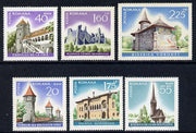 Rumania 1967 Int Tourist Year set of 6 (Historic Monuments) unmounted mint, SG 3474-79, Mi 2600-05