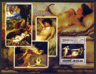Guinea - Bissau 2005 Paintings of Nudes perf souvenir sheet unmounted mint Mi Bl 475