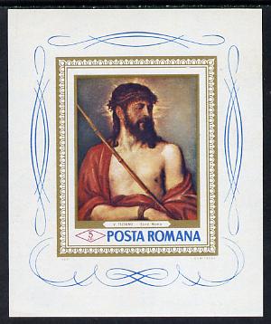 Rumania 1968 Paintings in Rumanian Galleries m/sheet (Titian) unmounted mint, Mi BL 65