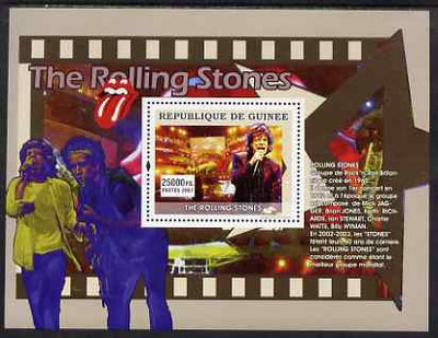 Guinea - Conakry 2007 Male Music Stars (Rolling Stones) perf souvenir sheet unmounted mint