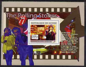 Guinea - Conakry 2007 Male Music Stars (Rolling Stones) perf souvenir sheet unmounted mint