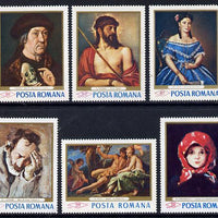Rumania 1968 Paintings in Rumanian Galleries set of 6 unmounted mint, SG 3543-48, Mi 2666-71