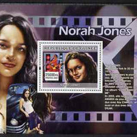Guinea - Conakry 2007 Female Music Stars (Norah Jones) perf souvenir sheet unmounted mint