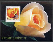 St Thomas & Prince Islands 2003 Roses (with Rotary symbol) perf souvenir sheet unmounted mint Mi Bl 1432