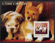 St Thomas & Prince Islands 2003 Cats & Dogs (Jack Russell etc) perf sheetlet containing 6 values unmounted mint Mi 2124-29