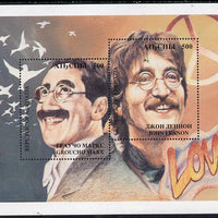 Abkhazia 1994 Groucho Marx & John Lennon Commemoration m/sheet unmounted mint