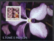 St Thomas & Prince Islands 2003 Orchids (with Marilyn Monroe) perf souvenir sheet unmounted mint Mi Bl 1434