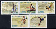 Fujeira 1971 Munich Olympics set of 5 unmounted mint (Mi 748-52A)