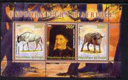 Congo 2008 Explorers of Africa #2 - Henry the Navigator perf sheetlet containing 3 values unmounted mint