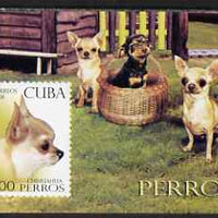 Cuba 2008 Dogs imperf s/sheet unmounted mint