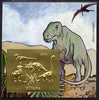 Guyana 1994 Prehistoric Animals #1 - $600 m/sheet with design embossed in gold foil on thin card unmounted mint