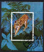 Oman 1969 Ocelot perf souvenir sheet (2R value) cto used