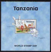 Tanzania 1998 World Stamp Day perf m/sheet unmounted mint SG MS 2145