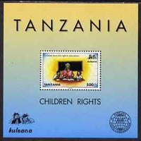 Tanzania 1998 Children's Rights perf m/sheet unmounted mint SG MS 2140