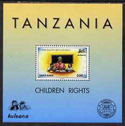 Tanzania 1998 Children's Rights perf m/sheet unmounted mint SG MS 2140