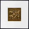 Easdale 1991 Natural History £5 imperf souvenir sheet embossed in gold on thin card (imperf) unmounted mint