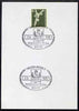 Postmark - West Germany 1976 postcard bearing 5pfg stamp with special cancellation for Tank Association Stamp Club