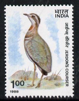 India 1988 Wildlife Conservation (Courser Bird) unmounted mint SG 1332