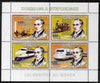 Congo 2006 George Stephenson perf sheetlet containing 4 values, unmounted mint