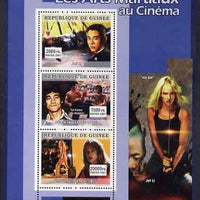 Guinea - Conakry 2007 Martial Arts Movies perf sheetlet containing 3 values unmounted mint, Yv 3041-43