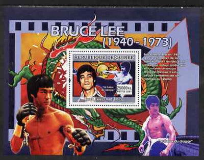 Guinea - Conakry 2007 Martial Arts Movies perf souvenir sheet (Bruce Lee) unmounted mint Yv 646