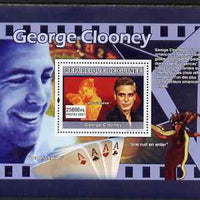 Guinea - Conakry 2007 American Male Film Stars perf souvenir sheet (George Clooney) unmounted mint Yv 648