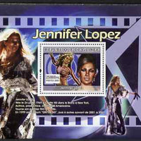 Guinea - Conakry 2007 Female Music Stars perf souvenir sheet (Jennifer Lopez) unmounted mint