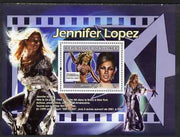 Guinea - Conakry 2007 Female Music Stars perf souvenir sheet (Jennifer Lopez) unmounted mint