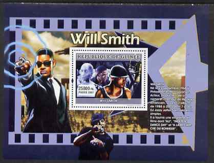 Guinea - Conakry 2007 'The Greats' perf souvenir sheet (Will Smith) unmounted mint