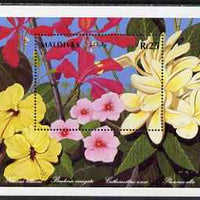 Maldive Islands 1992 National Flowers perf m/sheet #2 unmounted mint SG MS 1661b