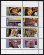 Maldive Islands 1994 Centenary of Sierra Club perf sheetlet containing 8 values unmounted mint SG 2019-26