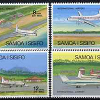 Samoa 1973 International Airport perf set of 4 unmounted mint, SG 409-12