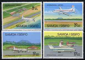 Samoa 1973 International Airport perf set of 4 unmounted mint, SG 409-12