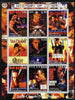 Tadjikistan 2000 History of the Cinema - Jean-Claude Van Damme perf sheetlet containing 9 values unmounted mint