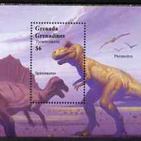 Grenada - Grenadines 1999 Prehistoric Life perf m/sheet (Tyrannosaurus) unmounted mint SG MS 2687b