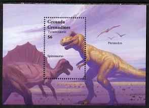 Grenada - Grenadines 1999 Prehistoric Life perf m/sheet (Tyrannosaurus) unmounted mint SG MS 2687b