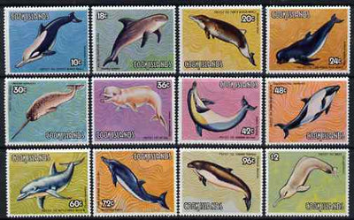 Cook Islands 1984 Save the Whale perf set of 12 values unmounted mint SG946-57
