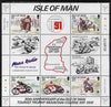 Isle of Man 1991 80th Anniversary of TT Mountain Course perf m/sheet unmounted mint SG MS 483
