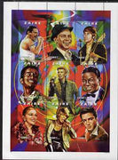 Zaire 1999 Popular Singers perf sheetlet containing 9 values unmounted mint