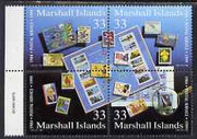 Marshall Islands 1999 15th Anniversary of Postal Services perf se-tenant block of 4 unmounted mint, SG 1187-90