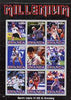 Rwanda 1999 Millennium - Sport Stars of the 20th Century perf sheetlet containing 9 values unmounted mint